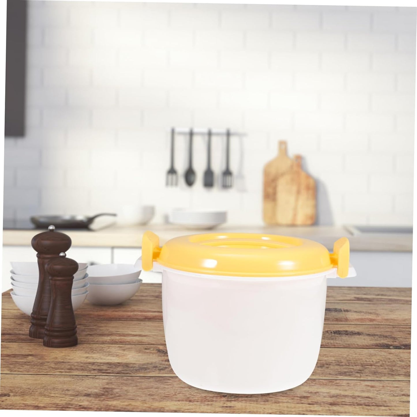 Rice Cooker Fast Microwave Cookware - Portable Heated Lunchbox Oven for Asian Cookware, Simple Travel Food Mug