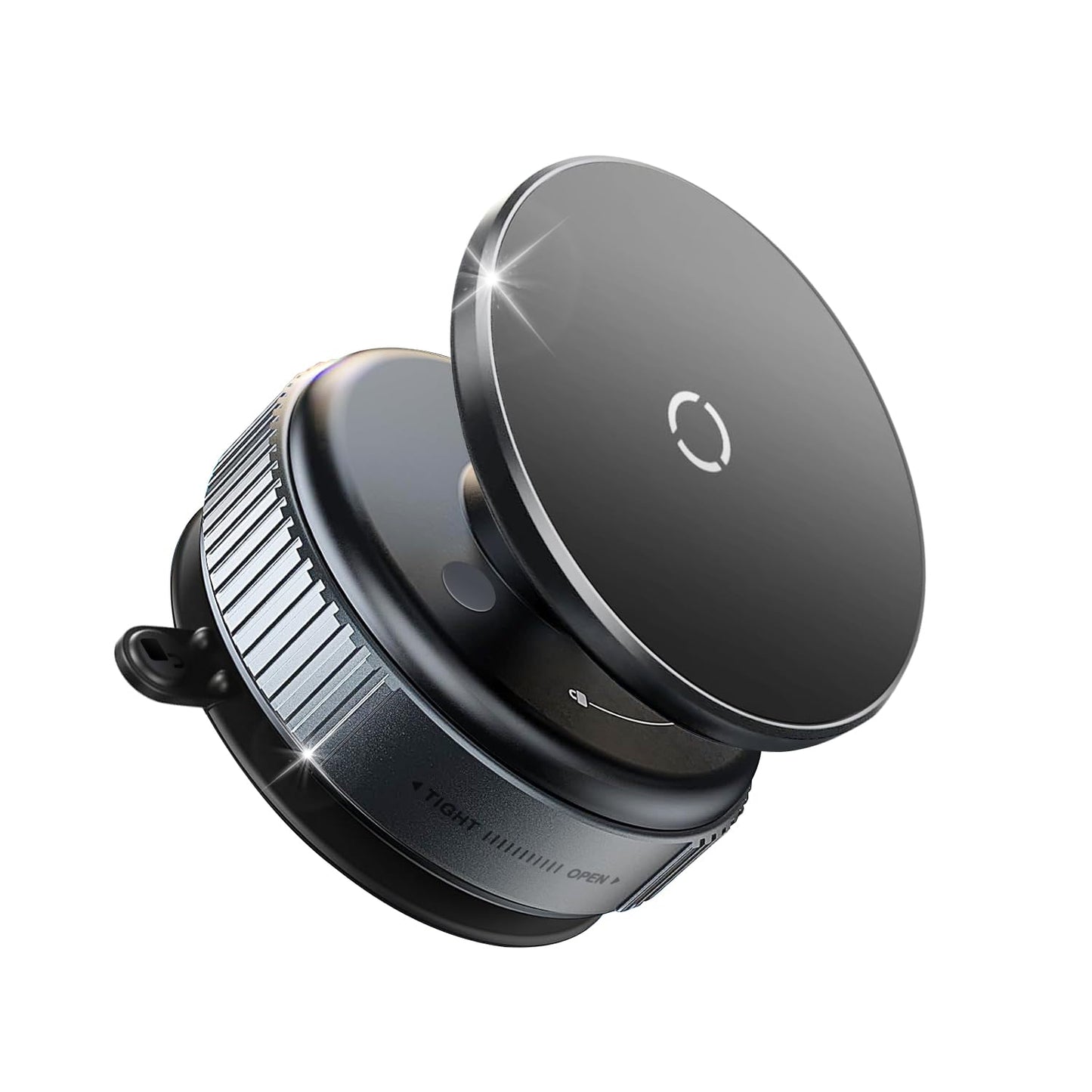 Vacuum Magnetic Car Phone Holder,360° Rotatable Suction Cup Phone Car Mount for Mag Safe Strong Magnetic Cell Phone Holder Stand for Gym/Mirror/iPhone 16e 16 Pro Max 15 14 13 12 and All Smartphones