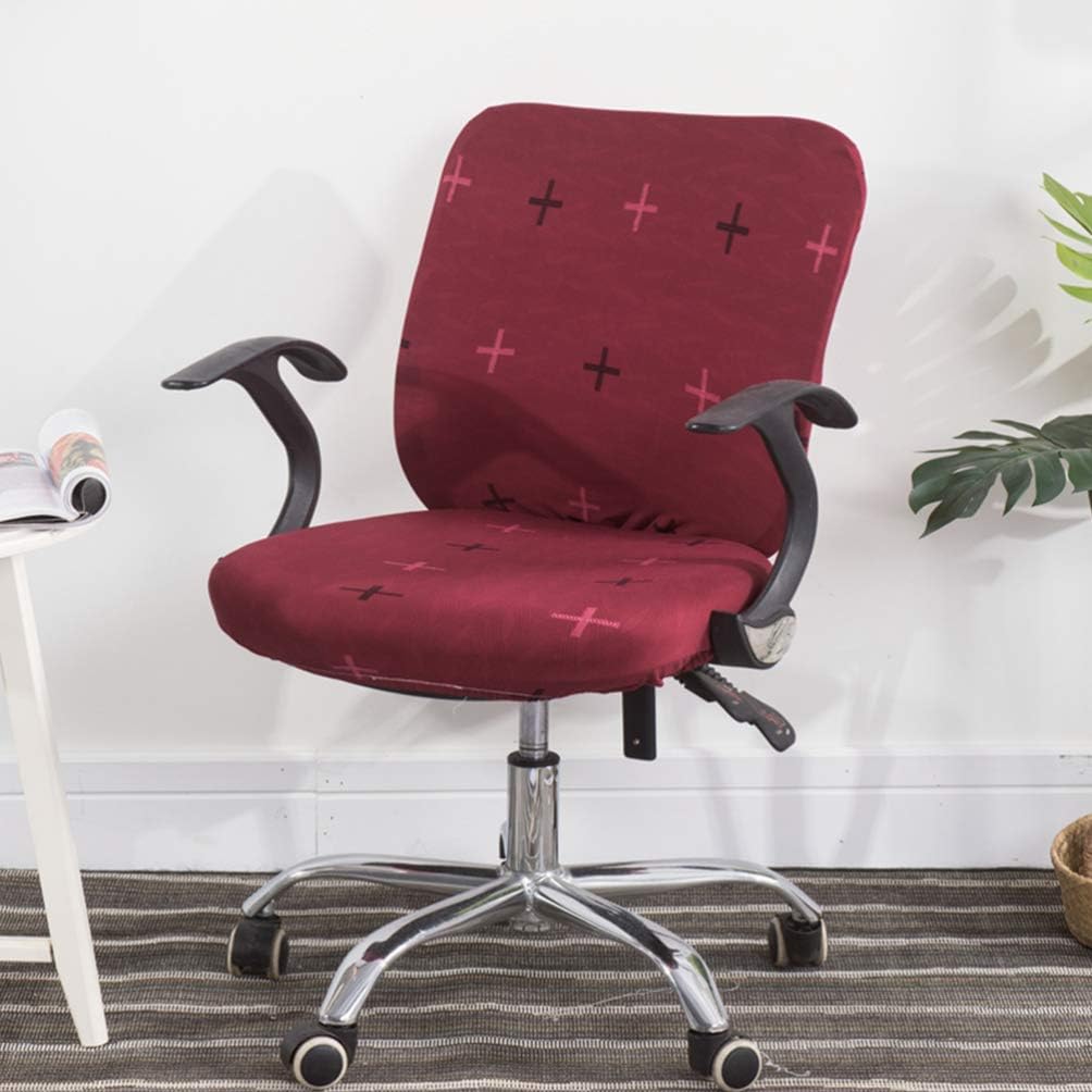 BESPORTBLE Computer Chair Seat Covers, Desk Task Chair Covers for Office Home Rotating Chair