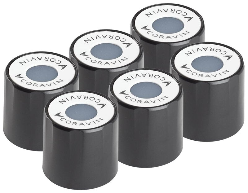 Coravin Screw Caps - Pack of 6 - Accessory for Coravin Timeless Wine by the Glass Systems and Wine Savers