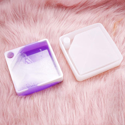 FineInno Jewelry Organizer Box Resin Molds Multi-Layer Rotating Jewelry Tray Storage Case Silicone Molds with Rotation Axis for Bracelets Rings Necklace Bracelets Holder
