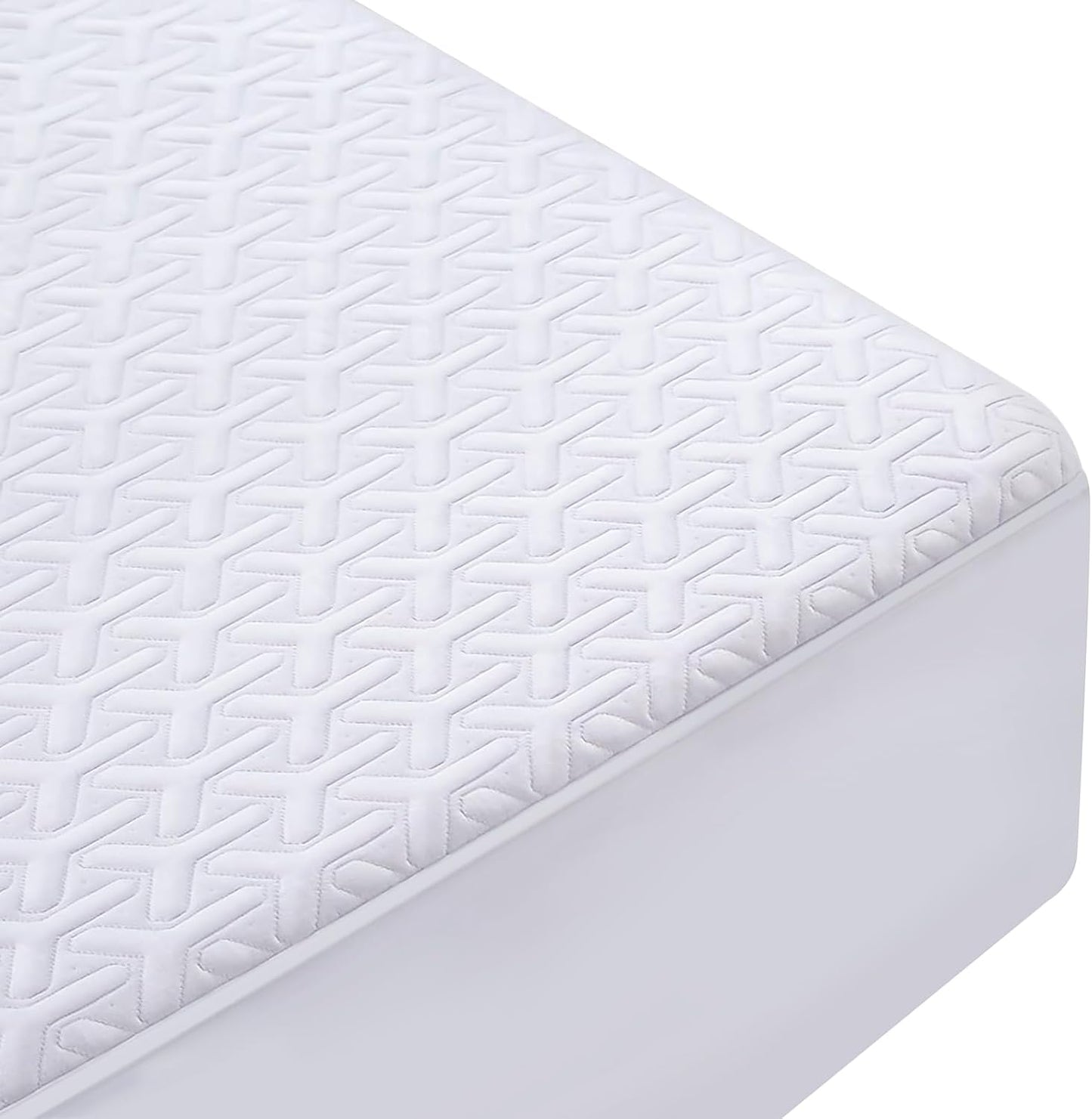 MERITLIFE Premium 100% Waterproof Mattress Protector Cal King Size, Cooling Breathable California Mattress Pad Cover