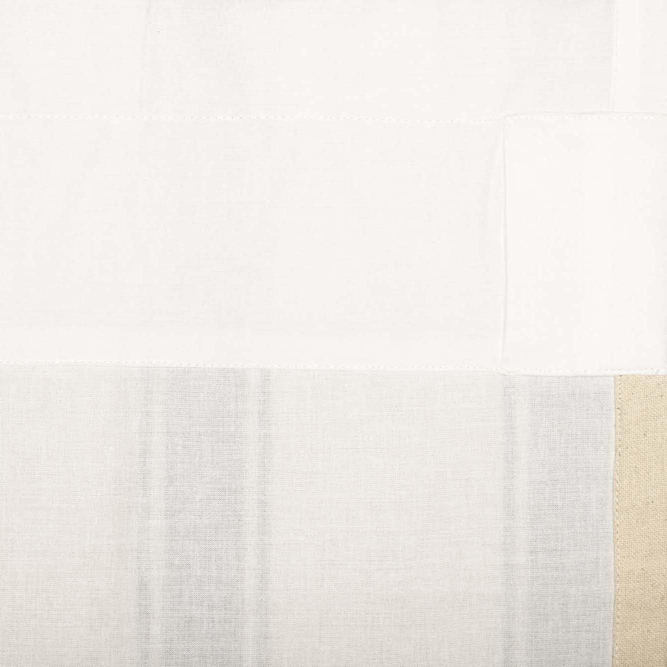 VHC Brands Grace Grain Sack Stripe Short Panel Set of 2, 63x37