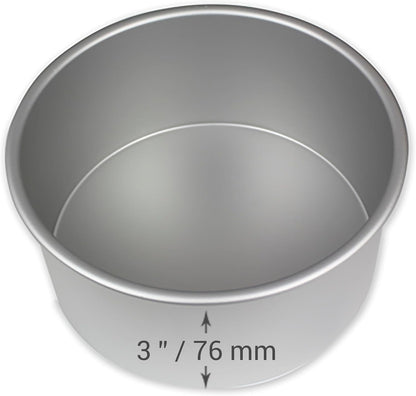 PME Professional Aluminum Baking Pan, Round 8 x 3