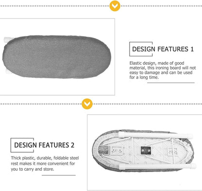 DOITOOL Tabletop Ironing Board - Foldable Mini Iron Board for Travel and Small Spaces