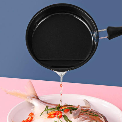 Mini Frying Pan, 5" Nonstick Stainless Steel Skillet, Blue, for Eggs and Pancakes