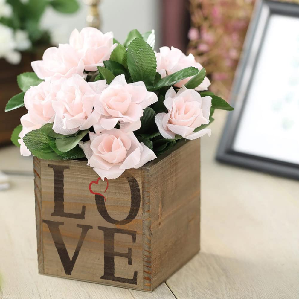 20 Piece Inspirational Word Stencil Set, Stencils for Painting on Wood, Canvas - Quotes Include Dream, Faith Hope Love - Stencils for Crafts Reusable – Drawing & Signs - 8 Inch