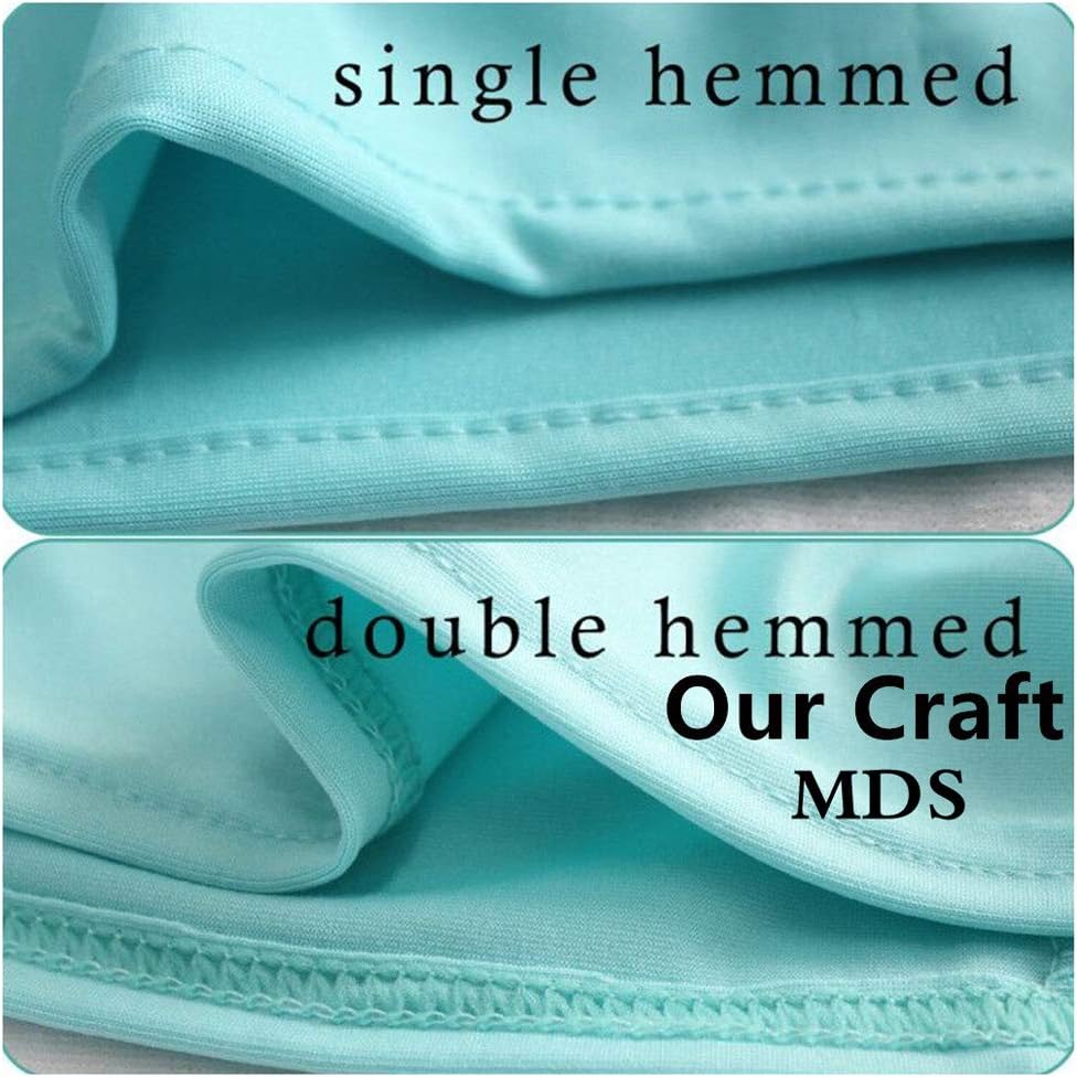 MDS Spandex Chair Sashes - Premium Stretch Covers with Buckle Slider for Weddings & Events | Gold, Pack of 50