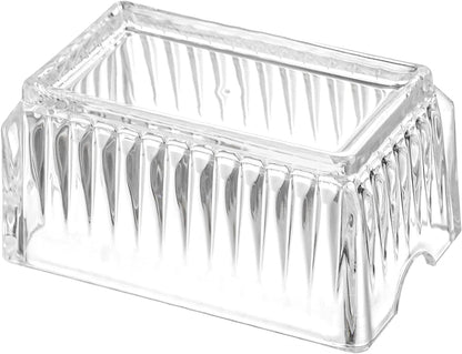 Acrylic Tea Bags Caddy Organizer, Tea Chest Box for Tea, Coffee Bags, Sweeteners, 11x6.5x6.5cm, 1 Divided Section