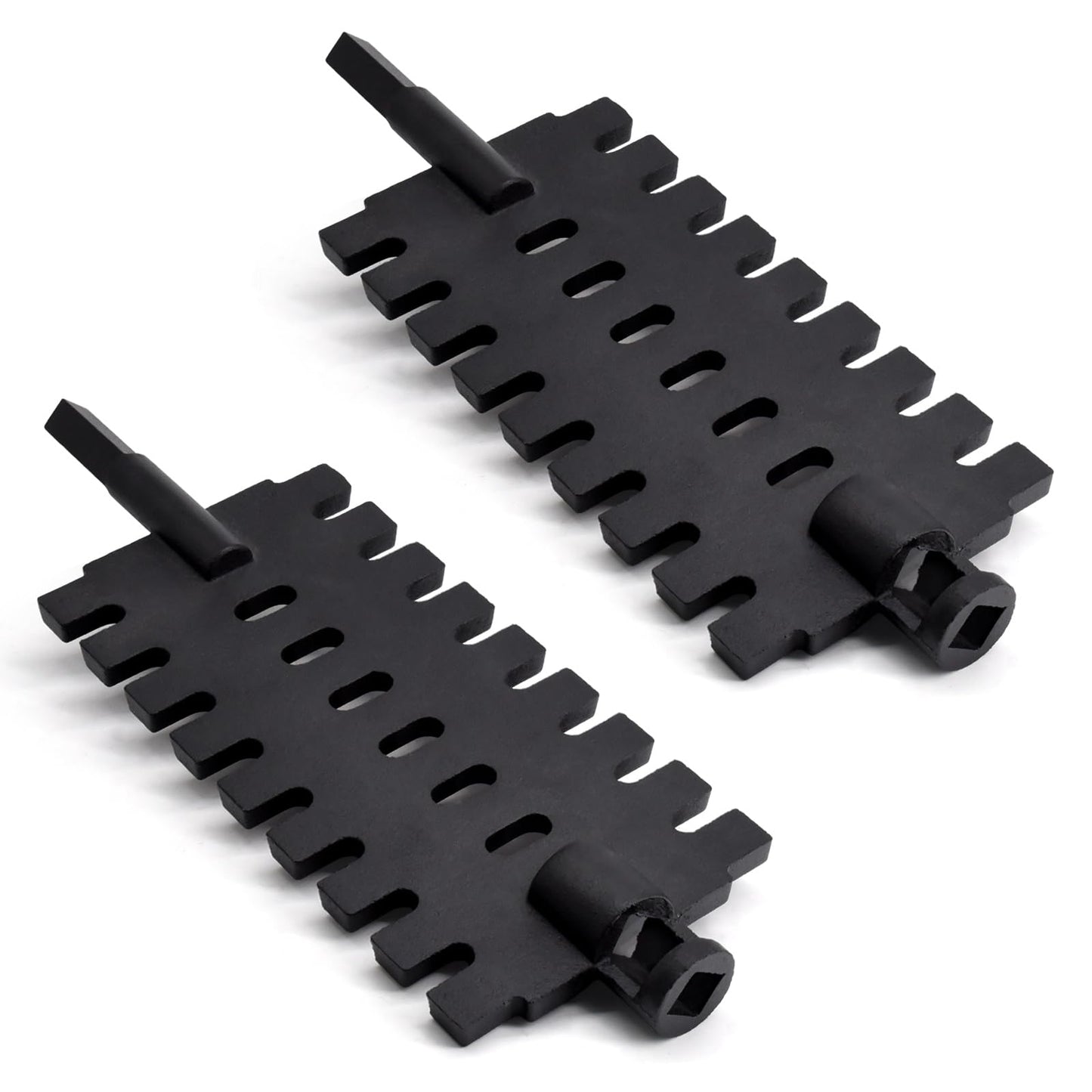 Adviace 40257 Shaker Grate Replacement for US Stove Hot Blast 1500, 1557M, Ashley 22AF and Vogelzang Norseman 1500, 2500 Wood Coal Furnaces. (2 Pack)