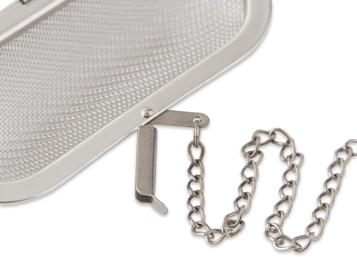 4.25x1.75" RSVP International Endurance Kitchen Collection Stainless Steel Mesh Floating Spice Infuser for Soups, Stews