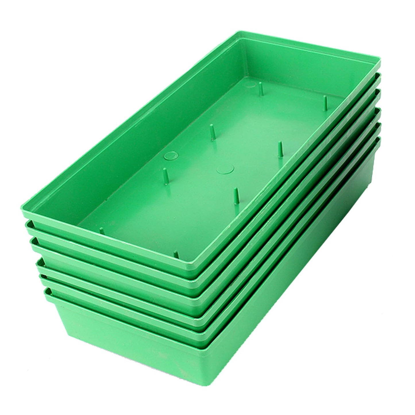 Dranvosk 10PCS Green Floral Foam Trays for Flower Arrangement Weddings, Parties, Home Decor | Reusable and Durable Foam Trays for Floral Design(9.64 x 4.64 x1.69Inch)