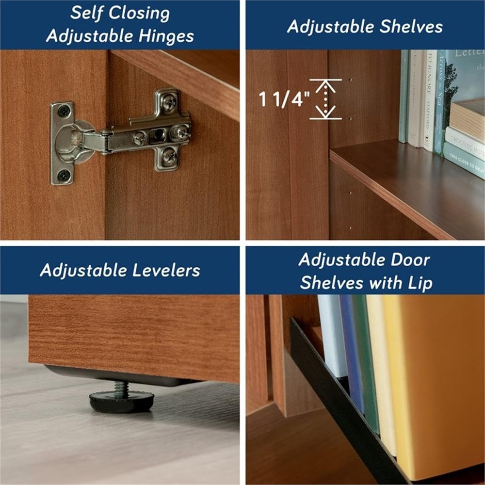 Sauder HomePlus Storage Cabinet/ Pantry cabinets, Sienna Oak finish