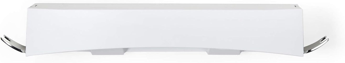 Better Living Clever Flip Shower Shelf, Wall Mounted Shower Caddy Organizer, 16.88" x 4" x 2.88", White, No Drilling
