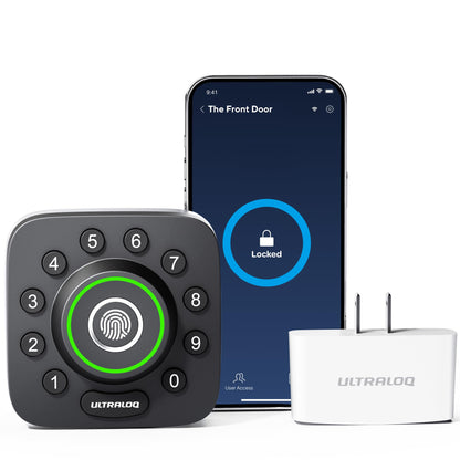 ULTRALOQ Bolt NFC WiFi Smart Lock, Keyless Entry Deadbolt with iPhone/Android Tap, App Remote Control, Keypad, Works with Apple Home, Siri, Alexa, BHMA Certified, Easy Install, 10 Mo. Battery