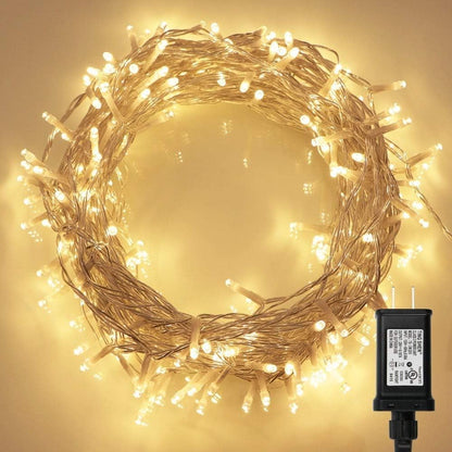 65ft 200 8 Dimmable koopower LED Indoor String Lights with Remote and Timer, Plug-in Modes Fairy Lights for Bedroom