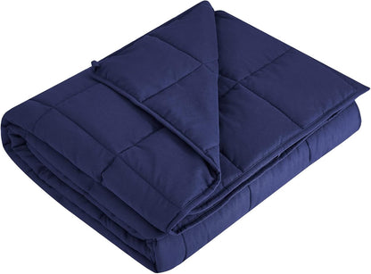 40"x60" 10lbs Summer L'AGRATY Weighted Blanket - Cooling Breathable Microfiber Material with Glass Beads Small Blanket