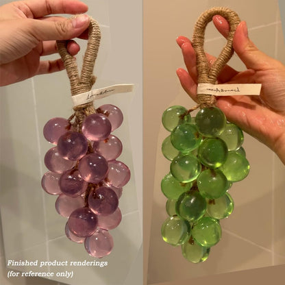 DIY Grape Soap Making Kit for Beginners, Complete Handmade Craft Set with Molds, Jute Rope, Mica Powder, Natural Soap Base & Tools Home Decor, Gift Ready