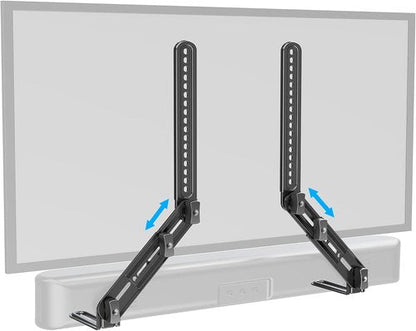 ELIVED Soundbar Mount - Adjustable TV Bracket for 23-90" TVs | Fits Most Sound Bars Up to 15 lbs
