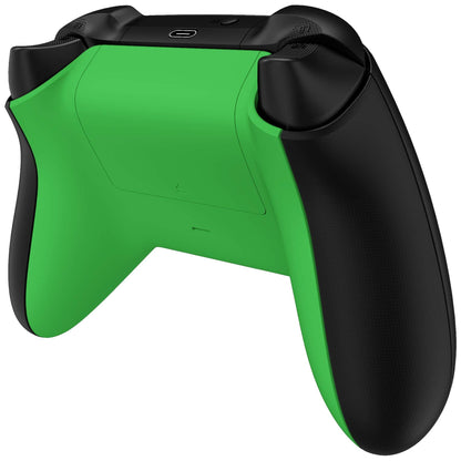 eXtremeRate Custom Back Cover Shell for Xbox Series X & S Controller, Green Replacement Battery Cover & Bottom Shell