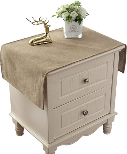 '-15.7 43.3 inches) Bedside Tablecloth Bedside Table Dustcover Tablecover Tabletop Home Decoration Fabric Tablecloth