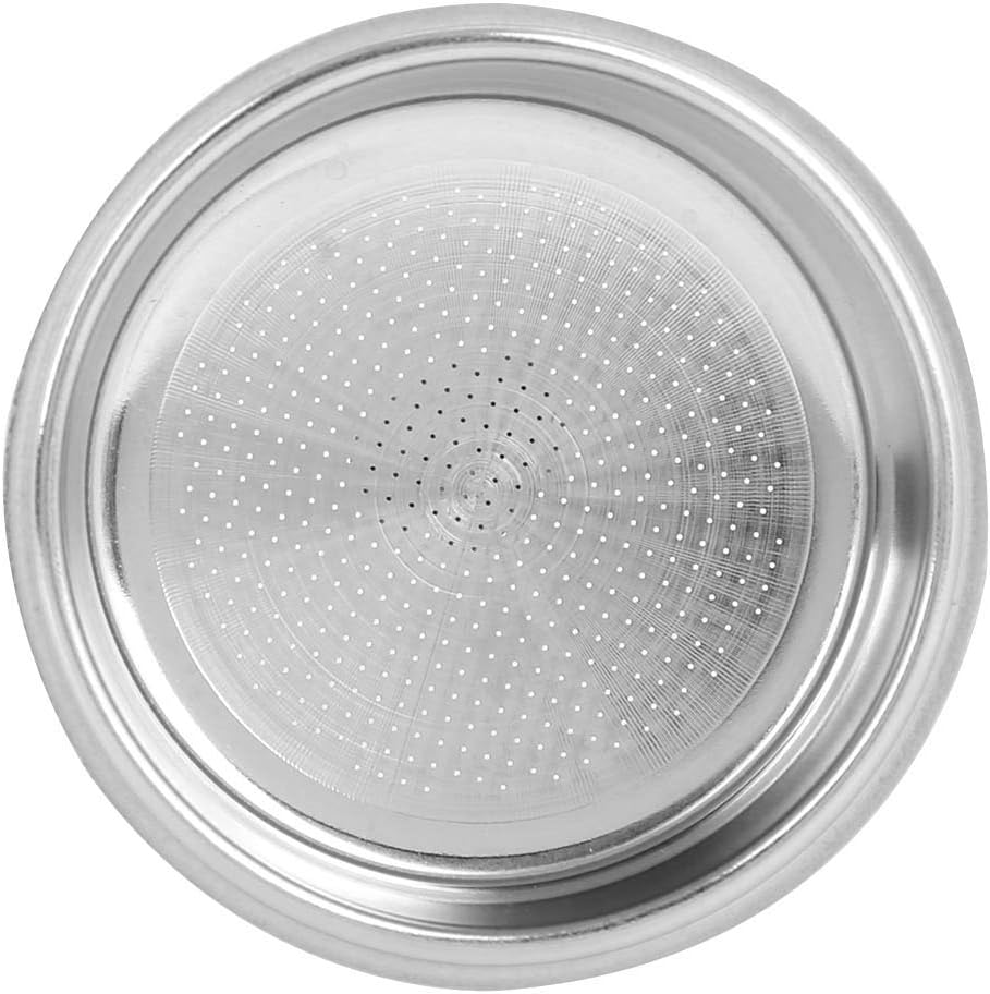 51mm Non Pressurized Filter, Stainless Steel Reusable Coffee Machine Strainer Bowl, Single Basket for De Longhi