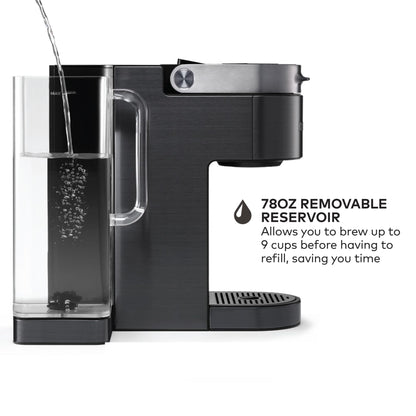 Keurig K-Supreme Plus SMART Coffee Maker, Single Serve K-Cup Pod Coffee Brewer, BREWID and MultiStream Technology, 78 Oz, Black