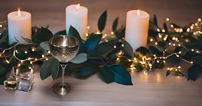 Wine Glass Goblet, Unique Premium Quality Handmade Cup Glass for Moscow Mules, 100% Pure Brass