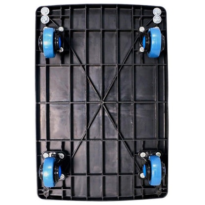 Handling Vehicle Flatbed Truck Folding Platform Truck Heavy Aluminum Duty Moving Platform Cart and Dolly Push Cart Collapsable Hand Cart for Warehouse