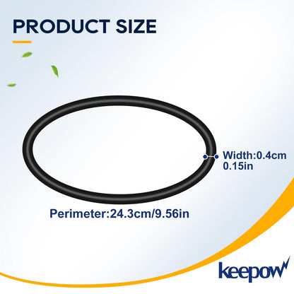 KEEPOW Rock Tumbler Belts Replacement Set Compatible with KomeStone Rock Tumbler K1 & K1 Pro & K3, 10 Pack