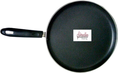 Non-Stick Dosa Pan, 290mm Black Aluminum Cooking Pan