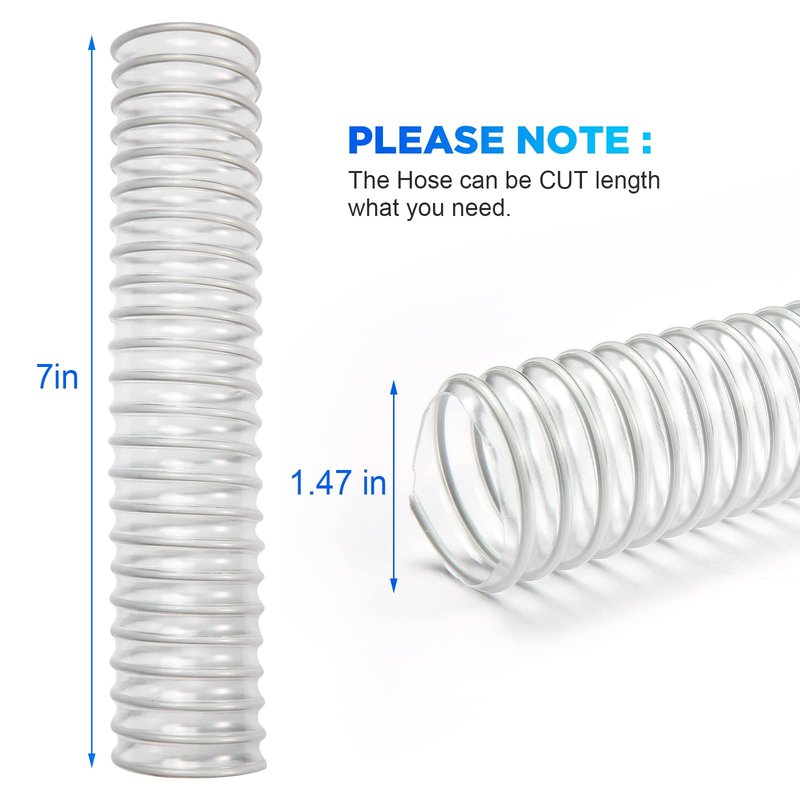 FreeCat Lower Duct Hose For Shark Rotator Vacuum NV341,NV470,NV472,NV500,NV500CO,NV500GD,NV501,NV552,UV560,Pack of 2