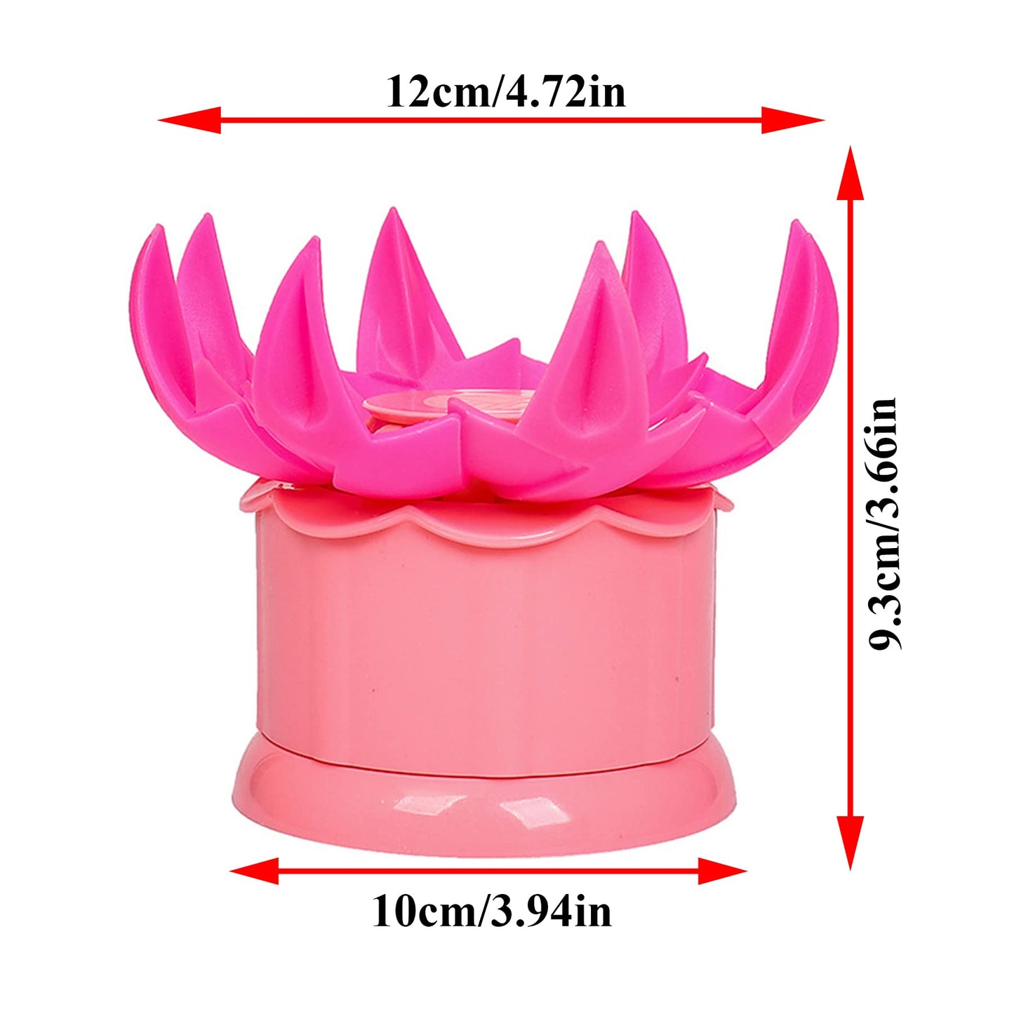 MGGi Large 2.36" Baozi Maker, Plastic Baozi Dumpling Molds, Bun Making Mould DIY Pastry Pie Steamed Stuffed Bun Tool, Bao Bun Moulds, Meat Bun Press Making -for Chinese Baozi, Steamed Bun - Pink