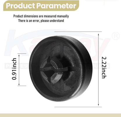 2 Pack Upgraded Replacement Wheel for Ryobi Cordless Stick Vacuum 18V One+ Models