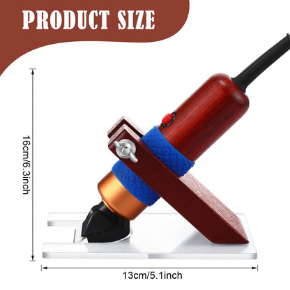Chumia Shearing Guide for Carpet Trimmer Rug Trimmer Guide Solid Wood Acrylic Rug Tufting Supplies to Keep Your Carpet Surface Uniform