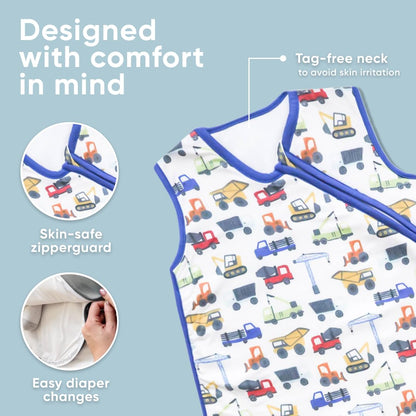 Copper Pearl Sleep Sack: Warm and Cozy Baby Bag in a Variety of Trendy Designs, Safe Alternative to Blankets, Sleeveless Baby Sleep Sack Swaddle Sizes Newborn to 24 Months - Diesel