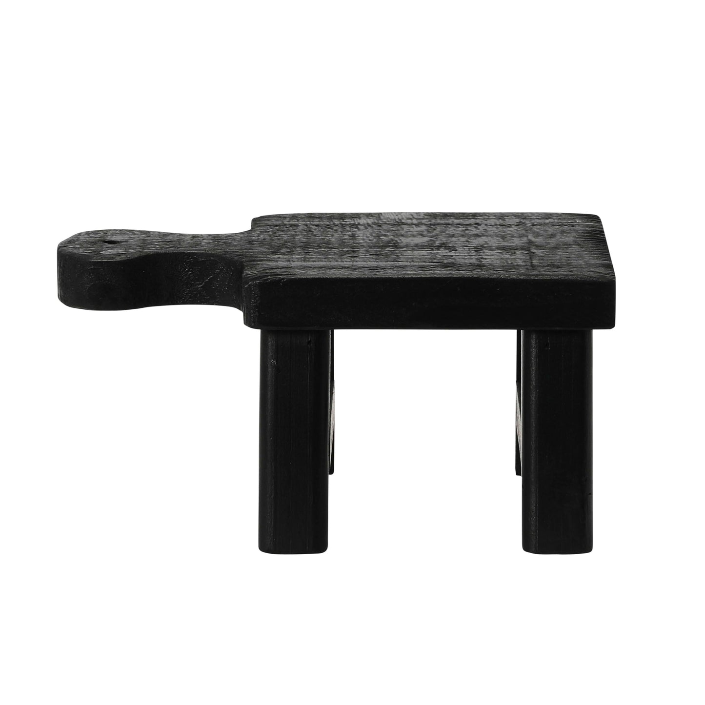 Creative Co-Op Decorative Wood Pedestal, Black