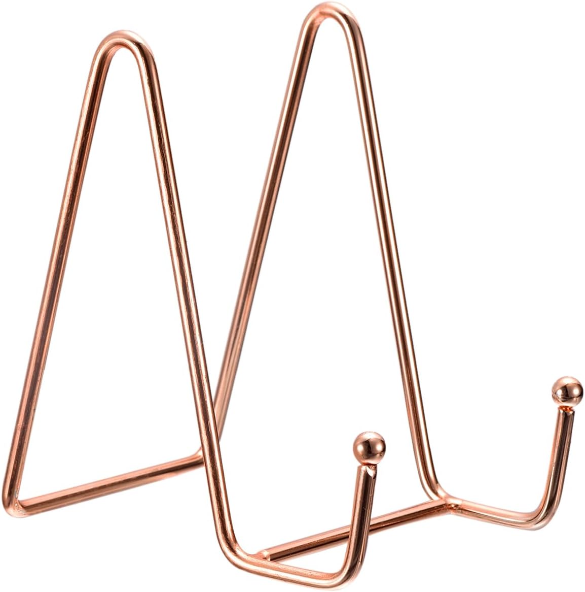 uxcell Plate Stand for Display, 5Pcs 4.3 Inch Iron Easel Holder for Decorative Plates and Photos