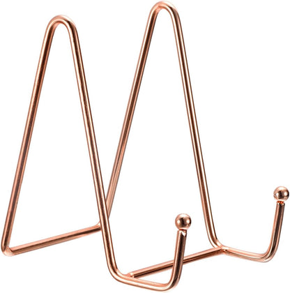 uxcell Plate Stand for Display, 5Pcs 4.3 Inch Iron Easel Holder for Decorative Plates and Photos