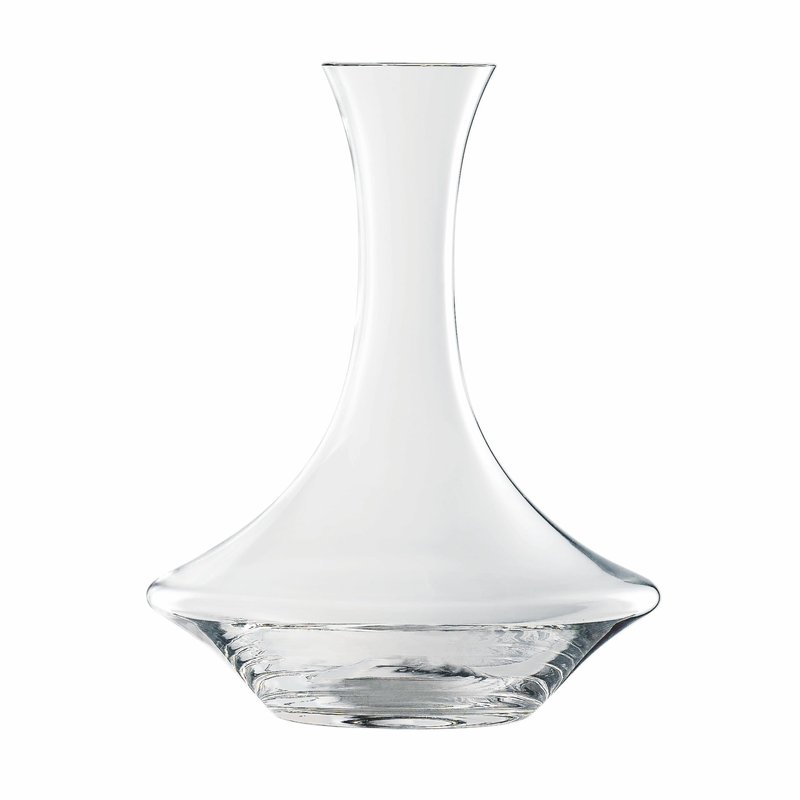 Spiegelau Authentis Crystal Wine Decanter, Modern Carafe for Red and White Wine, Elegant Glass Pitcher for Wedding Gifts, Housewarming, Home Bar Accessories, 35.3 oz (1 Liter), Set of 1