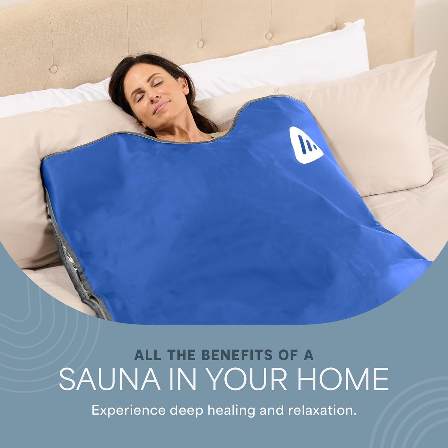 LifePro RejuvaWrap Infrared Sauna Blanket — Portable Sauna Bag with 9 Temp Levels Low EMF Far Infrared Heating — At Home Full Body Rejuvenation & Relaxation
