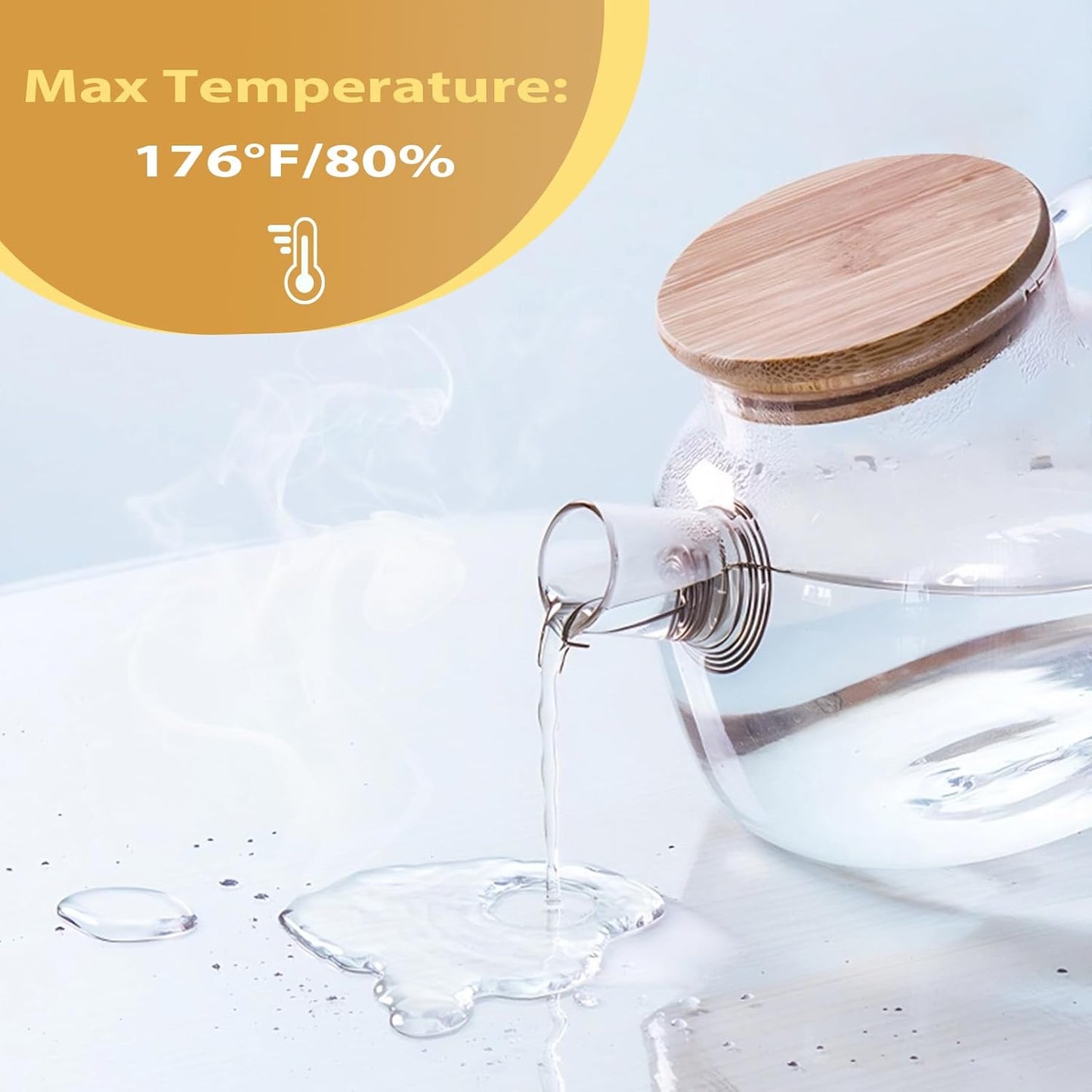 12 14 Inch, 1.4mm Clear Table Protector x Thick Waterproof PVC Plastic Table Cover, Durable Table Pad for Dining Room