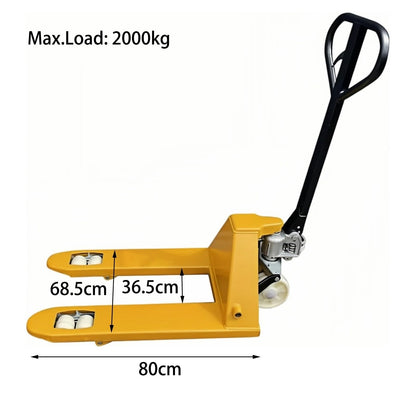 Pallet Jack Short Fork Manual Pallet Jack for Tight Space Warehouse Material Handling Pallet Truck(Large)