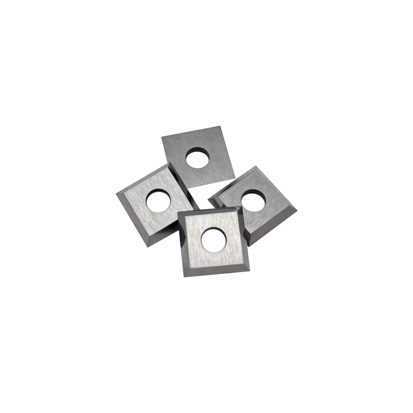 14mm Standard Square Straight Tungsten Carbide Replacement Cutter Inserts Knives 14mm x 14 x 2mm for Woodworking Spiral Helical Planer Head and DIY Wood Lathe Turning Tools 10pcs by LU&MN