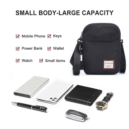 Mini Crossbody Bags Small Shoulder Satchel Bag Neck Pouch Bag for Men and Women