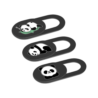 Laptop Camera Cover Slide, Panda Webcam Cover, 0.02 inch Cute Laptop Accessories for iPhone iPad iMac MacBook Pro Air Laptop PC Smartphone Tablet, Camera Privacy Covers Protect Your Visual Privacy