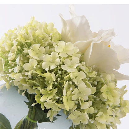 YOUQUEEN Artifical Tree Nordic Light Luxury Simulation Flower Art Set Decoration Living Room Table Hotel Indoor Fake Flower Decoration Artificial Tree Indoor(B)