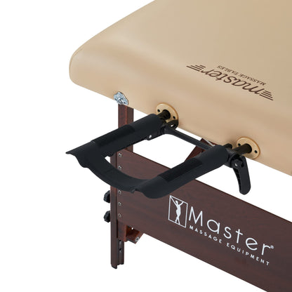 Master Massage 30" Del Ray Pro Portable Massage Table (30" Width x 84" Length) with Adjustable Table Height, 750lbs. Working Capacity- Massage Bed, Tattoo Table, Lash Table