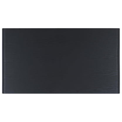 SAFAVIEH Home Collection - Arsenio Coffee Table, Black Finish with Lower Shelf (COF3100B)