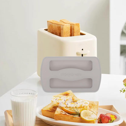 HEMOTON Silicone Toaster Dust Covers - 2 Slice Toaster Lid for Electric Bread Maker Top Covers